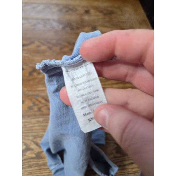 Blue Sleeveless Crop Top - Picture 4 of 5